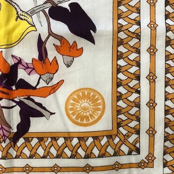 Tory Burch Multicolor Nature Print Scarf